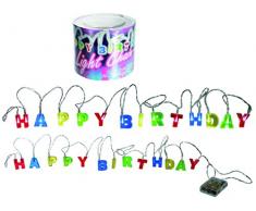 Filo 15 Luci Led Happy Birthday cm.230