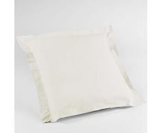 Douceur D intérieur Lina Federa per Cuscino Volante Piatto, Cotone, Naturale, 63 x 63 cm