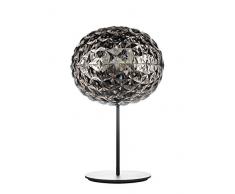 Kartell Planet Lampada da Tavolo con Stelo 22 W, fumÃ©, 31x53 cm