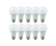 Imperia 6013021 Lampadina LED Goccia E27, 9 W, Bianco Opale, 11.2 x 6 x 6 cm, 10 unitÃ 