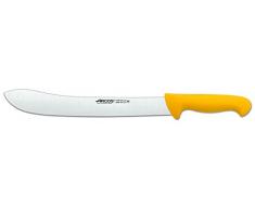 Arcos Serie 2900, Coltello Scannare Coltello Macellaio Coltello bistecca, Lama Acciaio Inossidabile NITRUM 300 mm, Manico Polipropilene, Colore Giallo