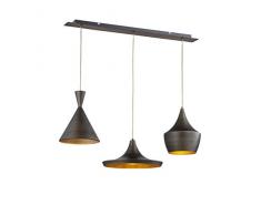 WOFI Lampadario a Sospensione, Marrone