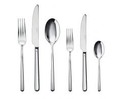 Sambonet Linear Set di Posate, Acciaio Inox, Grigio, 48 x 5 x 35.5 cm