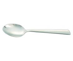 Arcos Serie Toscana - Cucchiaio Dessert Cucchiaio Frutta Cucchiaio Tavola - Monoblocco Unipezzo Acciaio Inossidabile 18/10 e 180 mm Colore Argento