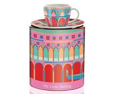 RITZENHOFF Julien Chung My Little Darling - Tazzina da caffÃ¨ in porcellana, 80 ml, con piattino