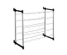 Metaltex, Scaffale portabottiglie, Grigio (Grau)