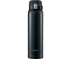 Zojirushi - Tazza da viaggio in acciaio inox, antiaderente, isolante, 600 ml, colore: Nero