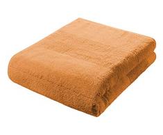 Fleuresse 282813 - Asciugamano da bagno di spugna 90 x 200 cm, colore: Rosso astice