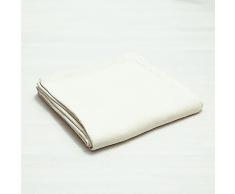 LinenMe 135 x 140 cm tovaglia in lino Lara, color crema