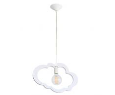 bainba lampada a sospensione, motivo Nuvola 31Â cm x 34Â cm bianco