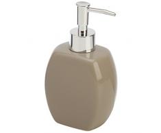 FERIDRAS Parigi Dispenser Sapone, Tortora, 6x9x17 cm