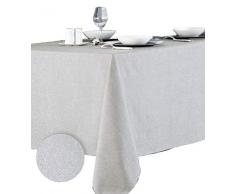 CALITEX Tovaglia Dao Bianca Rettangolare, 150 x 250 cm