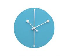 Alessi ABI11 Laz DC03/38 PB Tonale Insalatiera, Ceramica, Azzurro, Acciaio colorato con Resina epossidica, Blu, 20x20x2.5 cm, rotonda