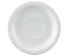 10430-800001-14641 Rosenthal Maria - piattino per Tazza (Diametro 16 cm), Porcellana, Bianco