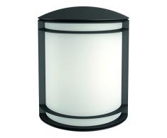 Philips Antelope Lampada LED da Parete, Giardino ed Esterno, 6W, Nero