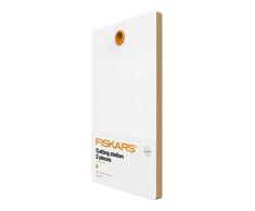 FISKARS Functional Form Tagliere in Betulla, 2 Pezzi, Legno, Marrone, 27 x 44 x 2.2 cm