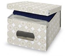 Domopak Living 916023 Scatola Guardaroba, PVC, Beige, 39 x 50 x 24 cm