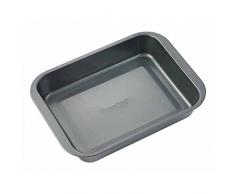 Prestige - Teglia da Forno Profonda, in Acciaio, Colore Argento