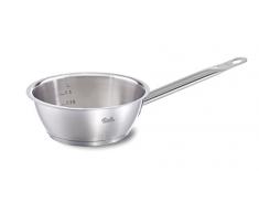Fissler Original-Profi Collection - Padella per Sauté (Ã24 cm) in Acciaio Inox, con Bordo di Colata, Scala di Misurazione, Tutti i Tipi di Stufa - Anche a Induzione