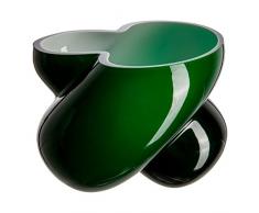 Vetro di Bohemia Energy Vaso, Vetro, Verde, 16Â x 16Â x 15Â cm