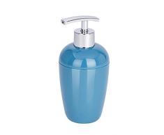 Wenko 21973100 - Dispenser di sapone in plastica, Plastica, Nero, 8.8x8.0x19.0 cm