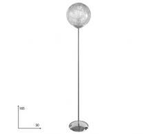 Fan Europe Lampada da Terra Piantana Elegante con Quattro Cubi G9, 28 W, Cromo, 165 x 30