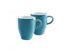 Kahla 21D252A69119C, Set di Tazze da caffÃ¨ 2 pz. CafÃ© Sommelier, Turchese (TÃ¼rkis)