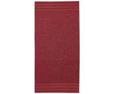 Kleine Wolke Royal 3003462262 - Asciugamano da bagno, 50 x 100 cm, colore: Rosso