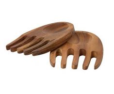 T&G Woodware Toskana Posate da Insalata in Legno di Acacia