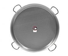 VAELLO Padella per Paella, Acciaio, Grigio