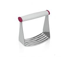 Metaltex - Frusta per Impasto in Acciaio Inox, Colore Bianco