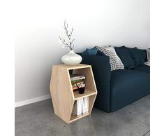 Homemania Tavolino da caffÃ¨ Gift, Legno, Sonoma, 33,6x52x60 cm