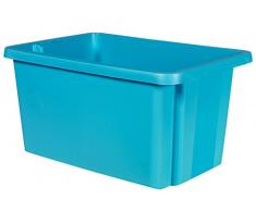 CURVER 00752Â âÂ 656Â âÂ 00Â Essentials Scatola a Stacking plastica Blu 56Â x 38,7Â x 29,1Â cm 45Â L