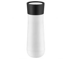 WMF isolierbecher Thermo Tazza 0,35Â Litri Cromargan in Acciaio Inox Altezza 22Â cm Ã¸7,4Â cm Chiusura Automatica 360Â Â° beccuccio doppelwandiger isolierkern Acciaio Inossidabile, Bianco