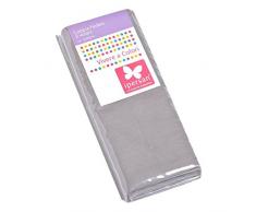 Ipersan Coppia Federe 3 volani grigio 52x83