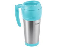 Leifheit 25786 Bicchiere Termico, 500 ml, Blu Sky