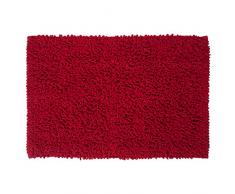 Sealskin Twist Tappetino da Vasca, Poliestere, Rosso, 60 x 3 x 90 cm