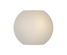 Lucide 20226/25/61 - Applique Lagan 60 W E27 230 V, diametro 25 cm, colore: Bianco opale