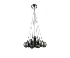 Wink Design Sfere Smoked Mirror Lampadario G4, 10 W, Nero