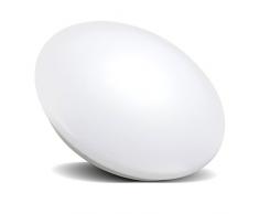 Maclean MCE138 Lampada LED da Soffitto con Sensore Movimento a Microonde Plafoniera Vetro Acrilico Rilevatore 10W