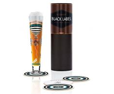 RITZENHOFF Black Label Bicchiere da Birra, Multicolore, 6.5 cm