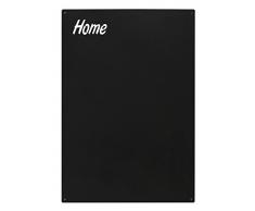 KalaMitica Home Design, Lavagna Magnetica Antracite Acciaio Scrivibile con Gessetti. Dimensioni 56x38x0,12cm