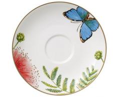 Villeroy & Boch Amazonia Anmut Piatto Tazza Caffe, 15 cm, Porcellana Bone China, Multicolore, Centimetri