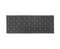 JVL Florance Lavabile in Lavatrice, in Lattice, Ingresso Runner Mat, Polipropilene/Grigio, 150Â x 57Â x 1.2Â cm