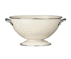 Premier Housewares 0508558 Scolapasta, Crema