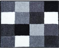 Grund Tappeto per il Bagno, Ultra Morbido e Assorbente, Antiscivolo, 5 Anni di Garanzia, BONA, Piccolo Tappetino 50x60 cm, Grigio