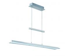 Reality Leuchten Smash - Lampadario a sospensione in metallo, 18 W, nichel opaco