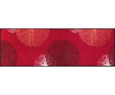 wash + dry - Tappeto Firework Red 60x180, Rosso