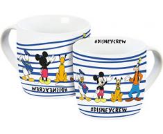 Disney Disneycrew Porcellana, Tazza da caffÃ¨, 300 milliliters, Multicolore