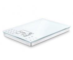 Soehnle Food Control Easy Bilancia da Cucina, elettrica, bianco, acciaio;vetro